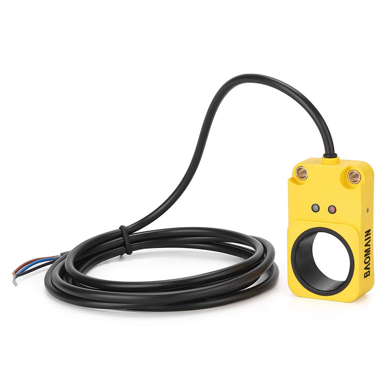 Baomain Ring Proximity Switch Ring Sensor BM-M68-30DN2 NPN, NC(Normally Closed) 30mm Diameter Sensor Screw Machine Feeding Detection and Counting