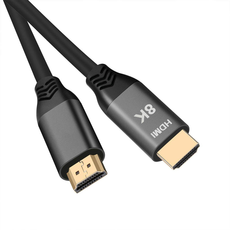 Xiwai HDMI 2.1 Cable Ultra-HD UHD 8K 60hz 4K 120hz Cable 48Gbs with Audio & Ethernet HDMI Cord 1m-5m (1.0M) 1.0M