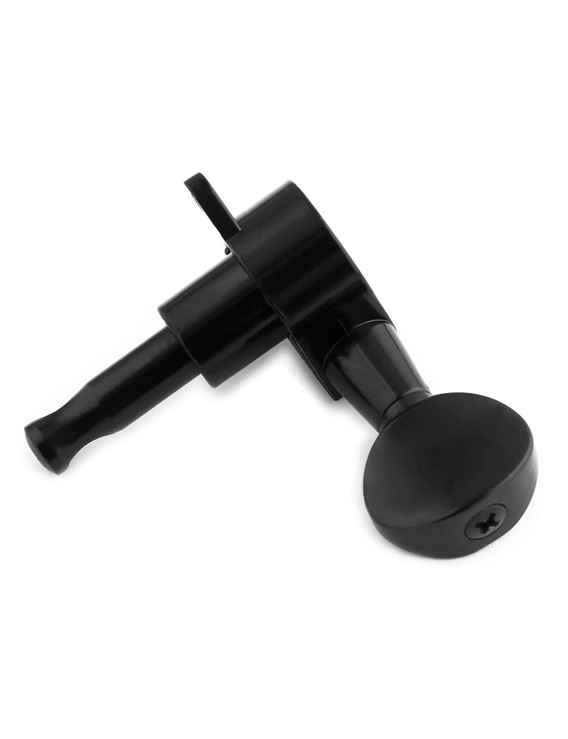 [AUSTRALIA] - Holmer Guitar String Tuning Pegs Tuning Machines Sealed Machine Heads Grover Tuners Tuning Keys Oval Button 6 In Line for Right Handed Electric Guitar or Acoustic Guitar Black. 