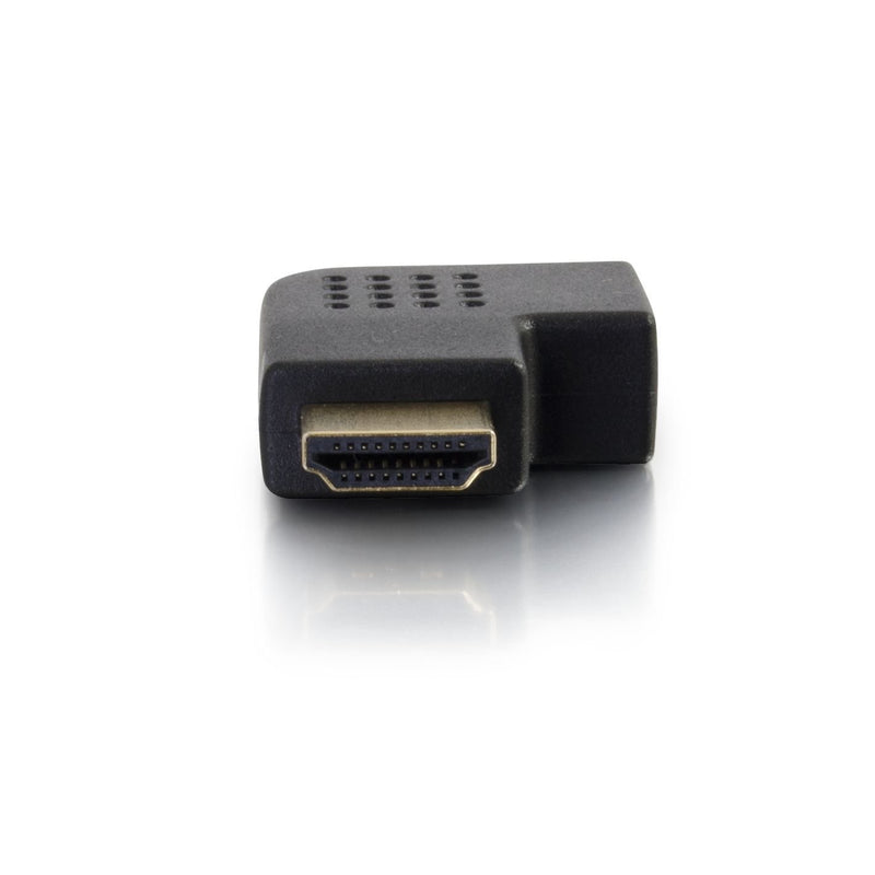[AUSTRALIA] - C2G HDMI Adapter, HDMI Right Angle Adapter, Fits in Tight Spaces, for Wall Mounted TVs, 90 Degrees, Cables to Go 43291 Left Side Angle HDMI Adapter 