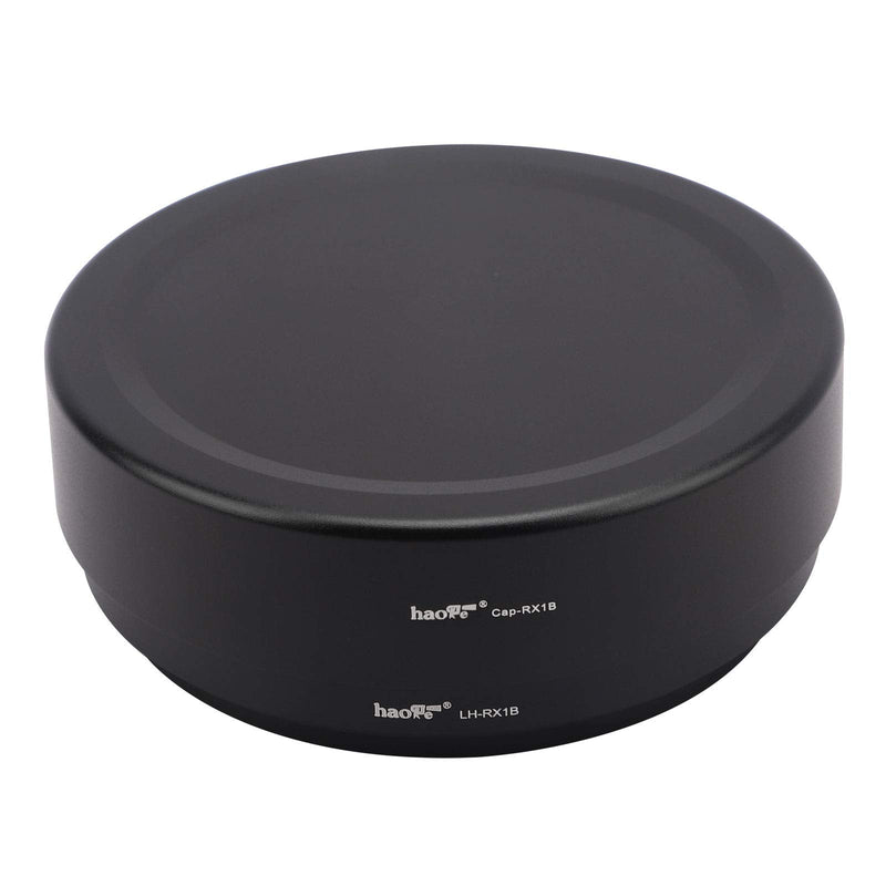 Haoge LH-RX1B Square Metal Bayonet Lens Hood Shade for Sony RX1 RX1R RX1RII rx1m2 and FE 35MM F2.8 55MM/F1.8 E Mount Lens