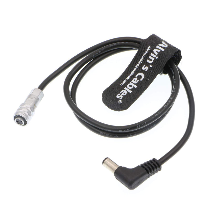 Alvin's Cables BMPCC4K Power Cable for BMPCC 4K Blackmagic Pocket Cinema Camera 4k Right Angle DC 60cm