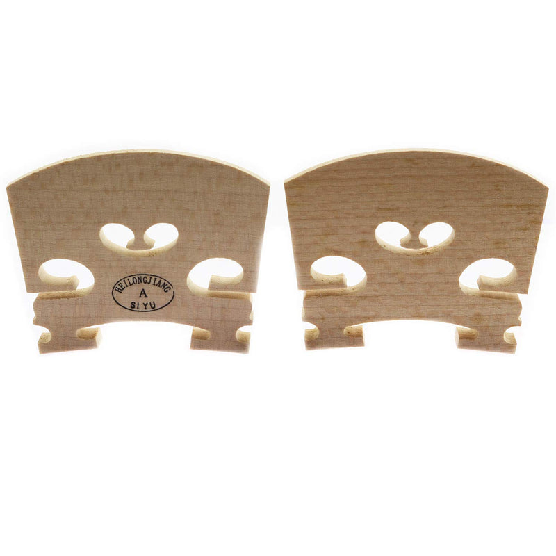 Longdex Violin Bridge 4PCS 4/4 Full Size Violin Bridge Maple High Qualit Violin Parts