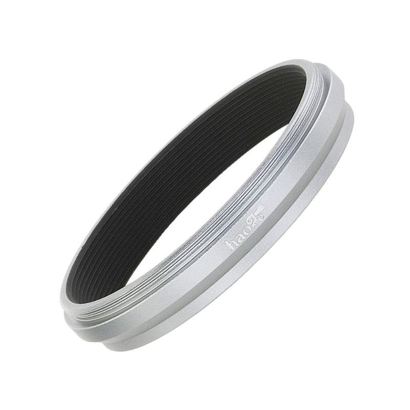 Haoge Lens Filter Adapter Ring for Fujifilm Fuji FinePix X70 X100 X100S X100T X100F Camera fit 49mm UV CPL ND Filter Lens Cap Replace Fujifilm AR-X100 Silver