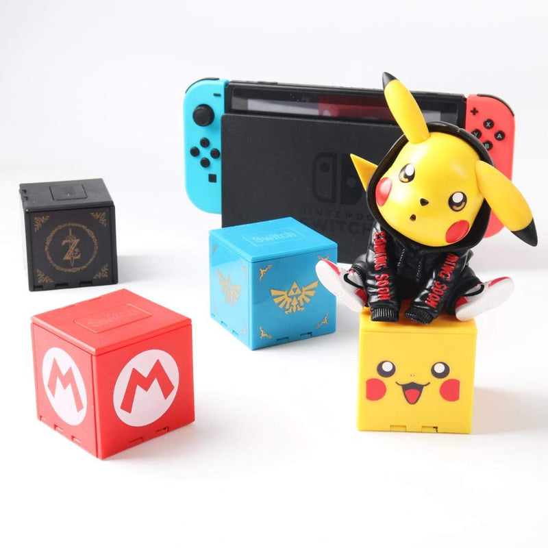 Games Storage Case for Nintendo Switch - Switch Game Card Holder Game Storage Cube Game Card Organizer for Nintendo Switch with 16 Game Card Slots Spongebob Yellow