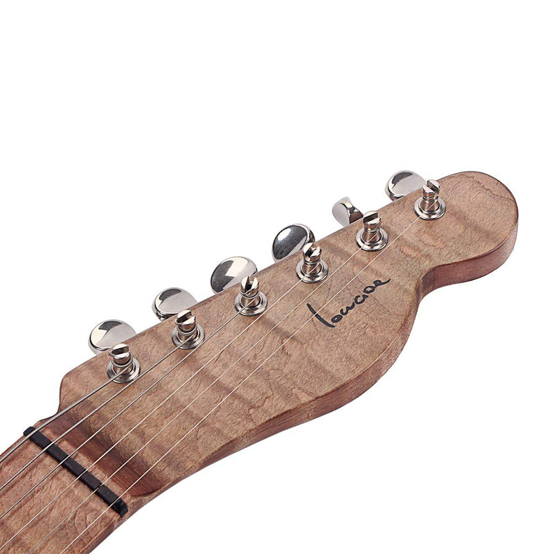 Alnicov Vintage Nickel Lock String Tuners 6R Electric Guitar Machine Heads Tuners For ST TL Guitar Tuning Pegs
