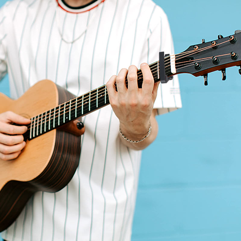 WINGO Pro Classical Flat Guitar Capo, Black Flat Capo Black