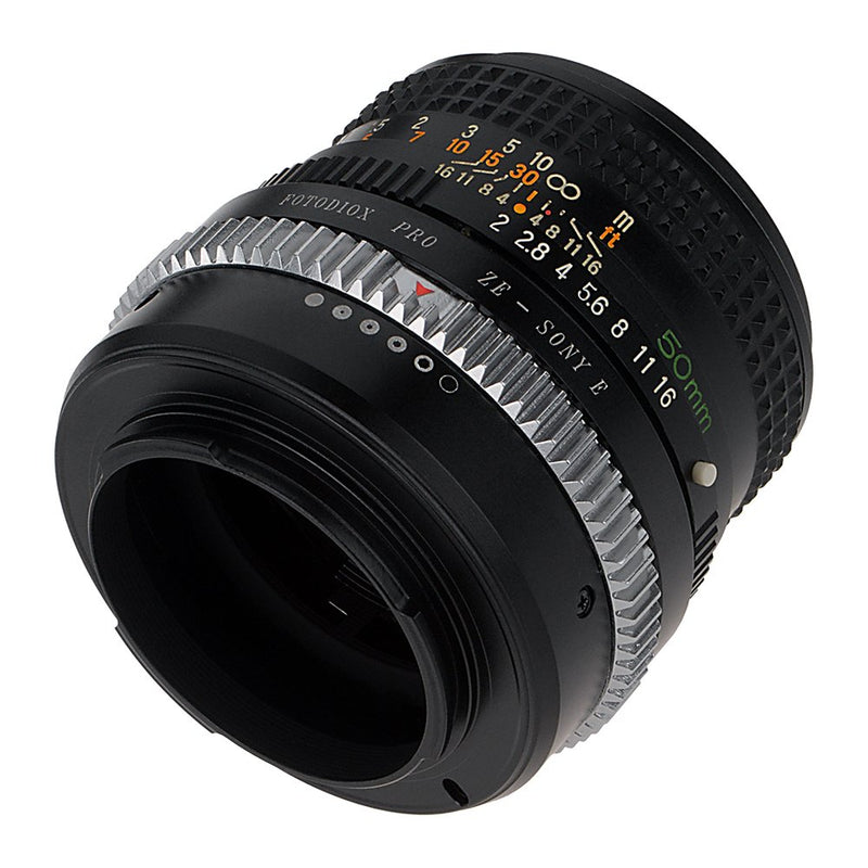 Fotodiox Pro Lens Mount Adapter, for Mamiya ZE (35mm) Lens to Sony NEX E-Mount Mirrorless Cameras Mamiya ZE 35mm