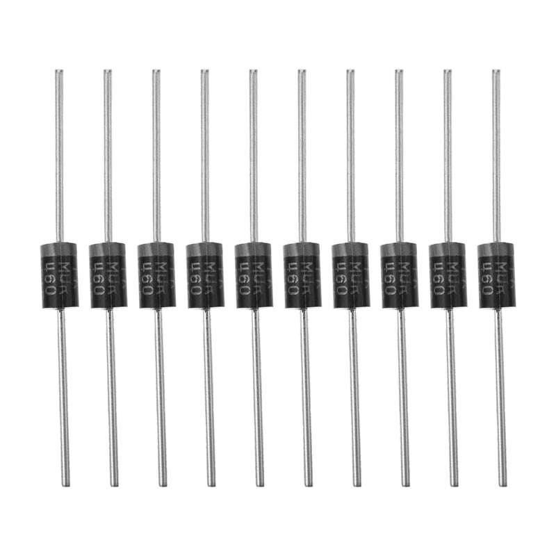 Fielect 20Pcs MUR460 Rectifier Diode 4A 600V Axial Electronic Silicon Diodes MUR460 ; 20pcs