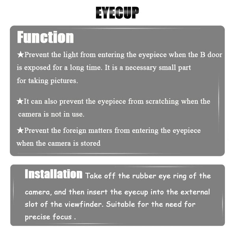 D7000 Viewfinder Eyepiece Eyecup Eye Cup for Nikon D7100 D7200 D7000 D750 D610 D600 D300 D300S Digital Camera [2Packs], Replace eyepiece DK-23, Fire Rock Camera Eyecup Accessories DK23