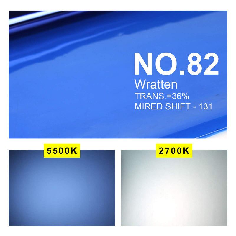 Selens Blue Color Correction Gel 16x20 Inches Full CTB 4 Piece Colored Lighting Filter Sheet for 800W Red Head Light Strobe Flashlight Photo Studio CTB FULL
