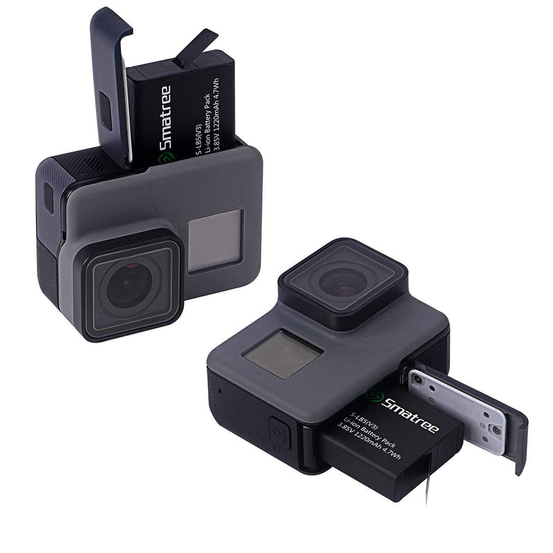 Smatree (3 Pack) 1290mAh Rechargeable Battery with 3-Channel Charger for GoPro Hero 2018 Action Camera/Gopro Hero7 Black/6/5(Fit for Hero5 Firmware v01.50,v01.55,v01.57,v02.00,v02.01) - NOT for Hero 8