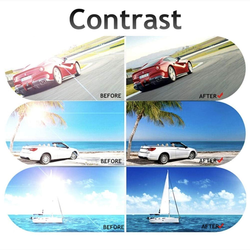 Baselay Night Driving Glasses HD Day Night View Polarized UV400 Sunglass for Men Black
