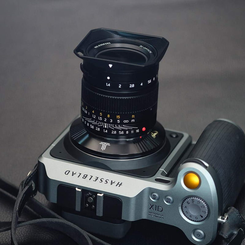 TTArtisan Leica M Lens to Z/R/L/E/GFX/X1D/FUJI Mount Camera Lens Adapter (M-X1D Adapter, Black) M-X1D Adapter