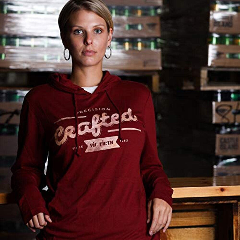 Vic Firth Red Craft Lightweight Hoodie - Size 2XL