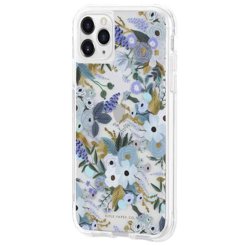 Rifle Paper CO. Case for iPhone 11 Pro Max - Floral Design - 6.5 inch - Garden Party - Blue Garden Party Blue