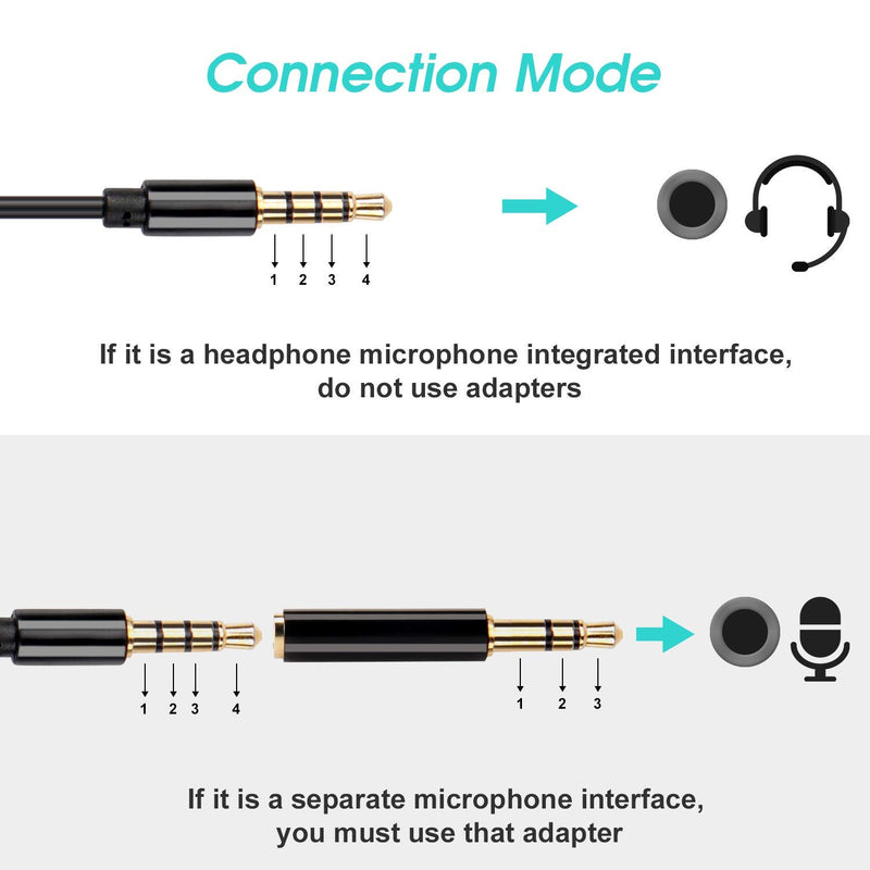 Lavalier Clip on Microphone - Daffodil MCP100B - 3.5mm Aux Mini Hands-Free Lapel Microphone for Mobile Phone,PC, Camera, Laptop