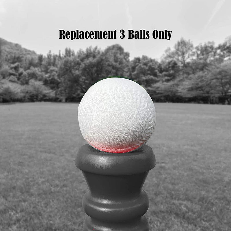 Fisher-Price Triple Hit Foam Baseball -  (3pk) Replacement Balls,White