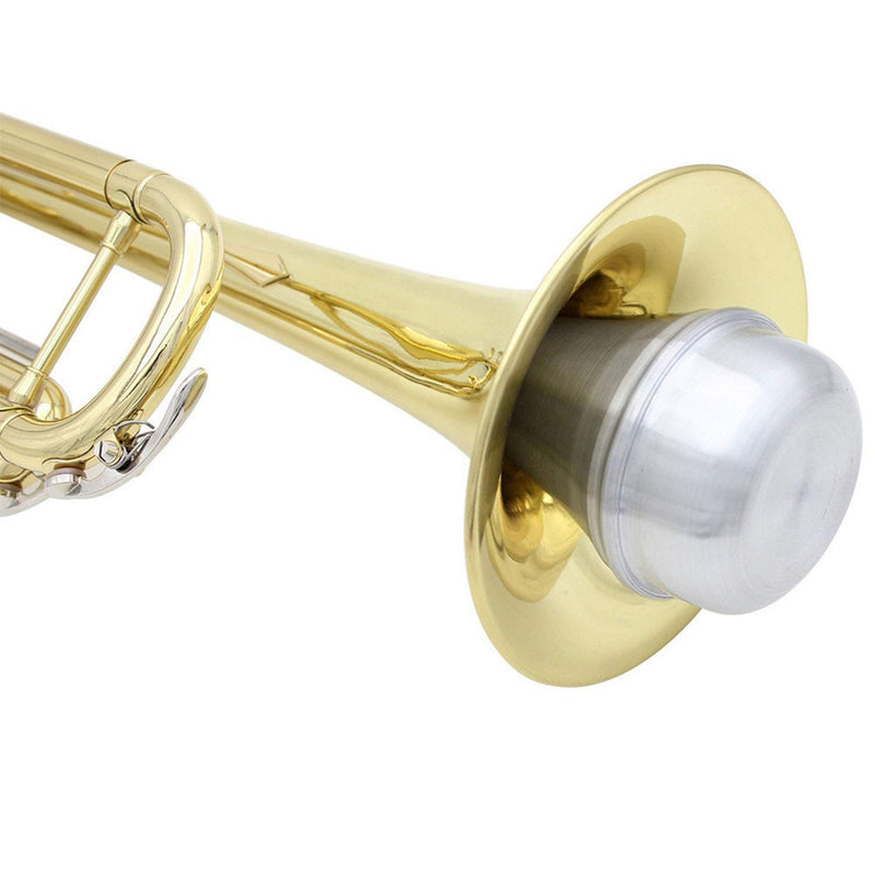 Trumpet Mute Aluminum Practice Mute Trumpet for Jazz, Lightweight Silencer for Indoor Trumpet Practice