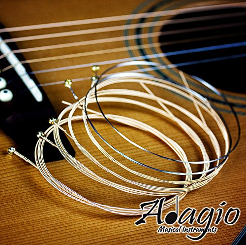 Adagio 3 PACKS Pro ACOUSTIC GUITAR Strings 11-50 Phosphor Bronze - Pro Light Gauge