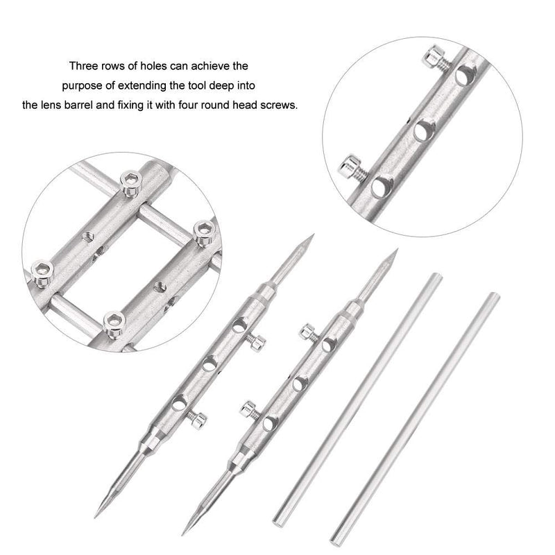 Professional Camera Lens Spanner Wrench Double Head Arc Design, Camera Lens Repair Opening Tool for DSLR Camera Lens