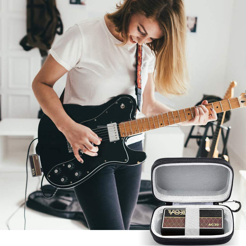 Guitar Amplifier Case Compatible with VOX AP2AC amPlug 2 AC30 Guitar/Bass/Blues Headphone Amplifier. Carrying Storage Box Holder Fit for Blackstar amPlug2 FLY Guitar Headphone Amplifier (Box Only)
