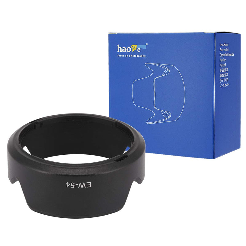Haoge Bayonet Lens Hood for Canon EF-M 18-55mm f3.5-5.6 is STM Lens Replaces Canon EW-54