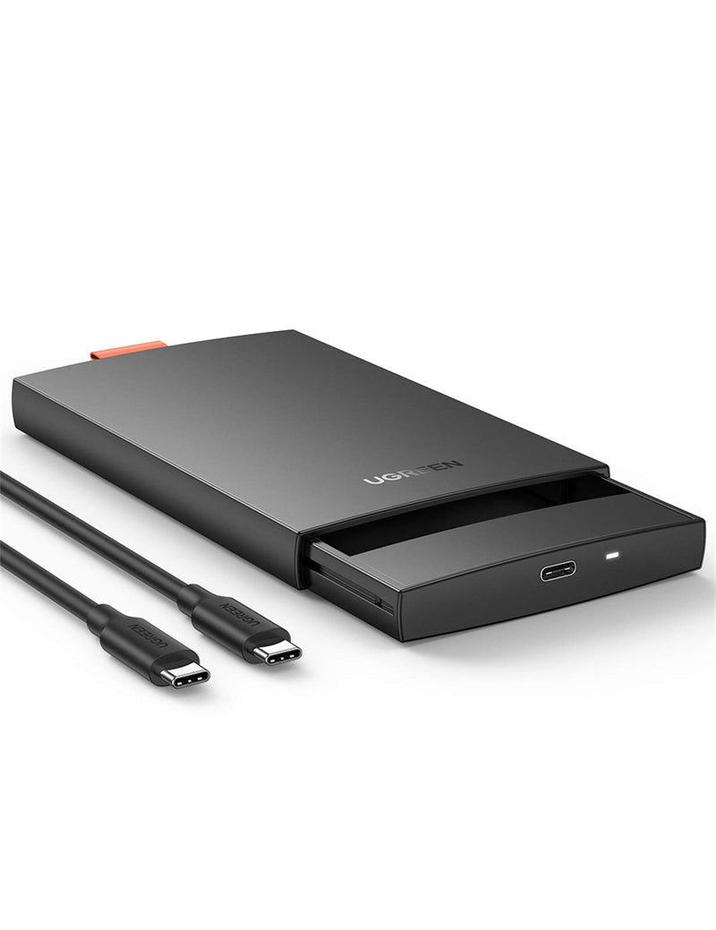 [AUSTRALIA] - UGREEN USB C Hard Drive Enclosure USB C 3.1 Gen 2 to SATA Adapter for 2.5" SATA SSD HDD 6Gbps High-Speed Support UASP SATA III Compatible with MacBook Pro Air WD Seagate Toshiba Samsung Hitachi 