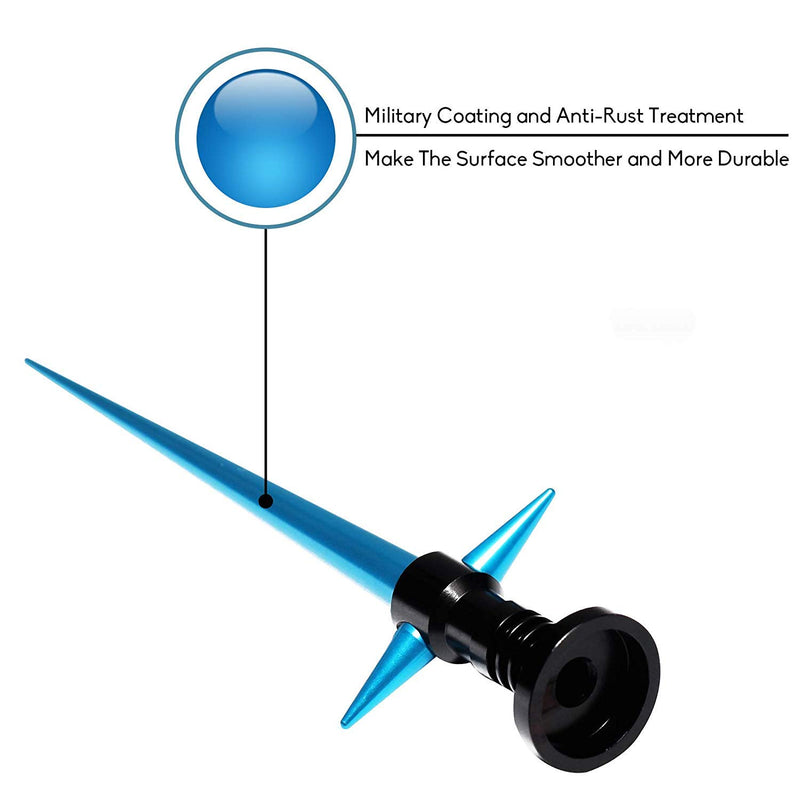 DeepRoar Replacement Antenna for Dodge RAM Trucks 1994-2018, Optimized FM/AM Reception, 5.25 Inch LS02 (Blue) Blue