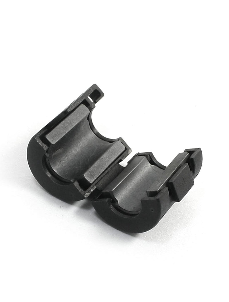 GFORTUN 10pcs Black Noise Suppressor Ferrite Core Filters Cable Clip Ring UF35B for 3mm Diameter Cable