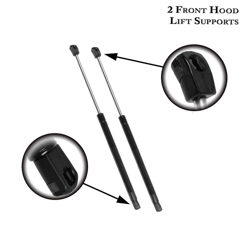 2 Pack Front Hood Lift Supports for 2000 2001 2002 2003 2004 2005 Ford Excursion,1999-2005 Ford F-250 F-350 F-450 F-550 Super Duty 4339 SG304029