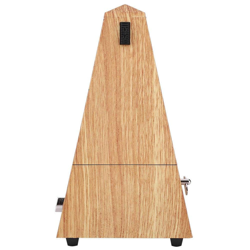 [AUSTRALIA] - Dilwe Metronome, Mechanical Metronome Guitar Piano Drum Instrument Tower Type Metronome Musical Accessory (Shallow Wood Grain) Shallow Wood Grain 