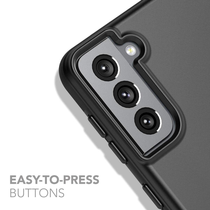 tech21 EvoSlim Phone Case for Samsung S21 Ultra 5G with 8 ft. Drop Protection - Charcoal Black Charcoal/ Black Galaxy S21 Ultra 5G Evo Slim