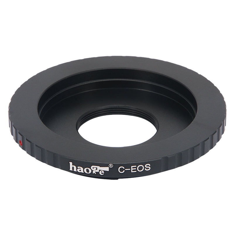 Haoge Manual Lens Mount Adapter for C-Mount CCTV Cine Movie Film Lens to Canon EOS Rebel 80D 70D 60D 50D 550D 500D 5D 5DS 7D EF EF-S Mount Camera