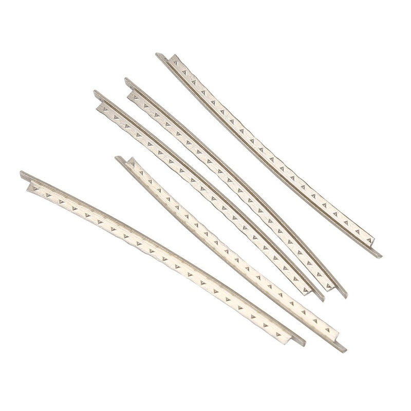 Alomejor Guitar Fretwire 22Pcs 2.2mm Fret Cupronickel Wire Guitar Repair Part Copper White Color for Replacement Wires