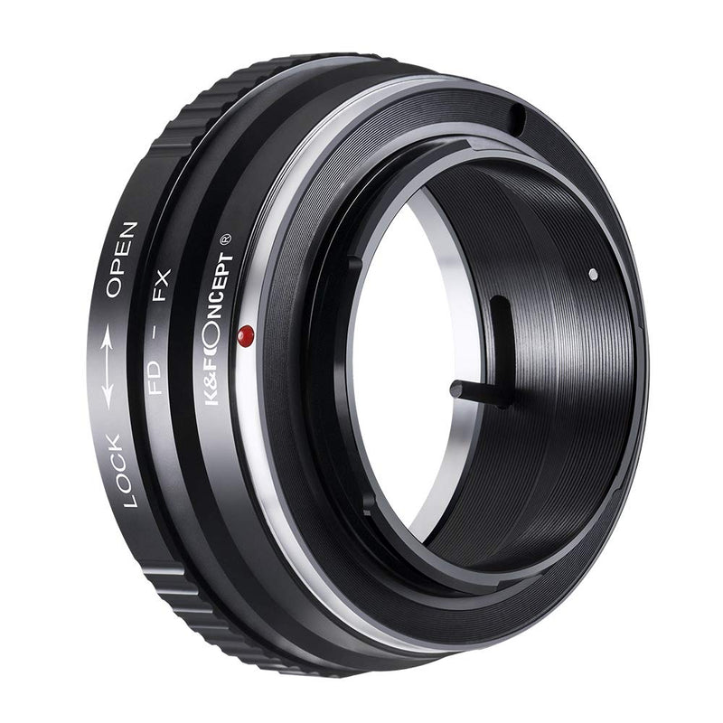K&F Concept Lens Mount Adapter Canon FD Lens to Fujifilm FX Mount Mirrorless Camera Adapter FD-FX