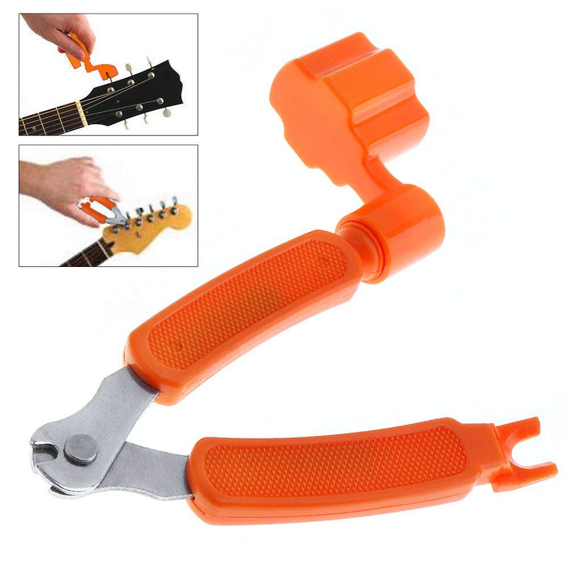 【Best Deals】OriGlam 3 IN 1 Multifunctional Guitar Tool Guitar String Winder + String Cutter + Pin Puller Accessories