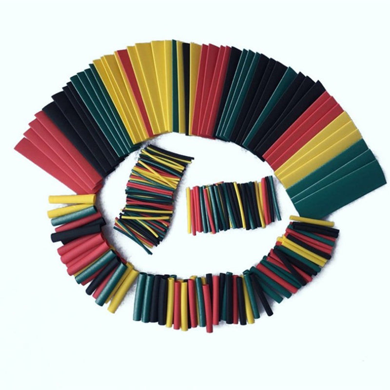 CGMJ 328 Pcs (8 Sizes) 2:1 Heat Shrink Tubing Tube Wrap Wire Cable Insulated Sleeving Tubing Set