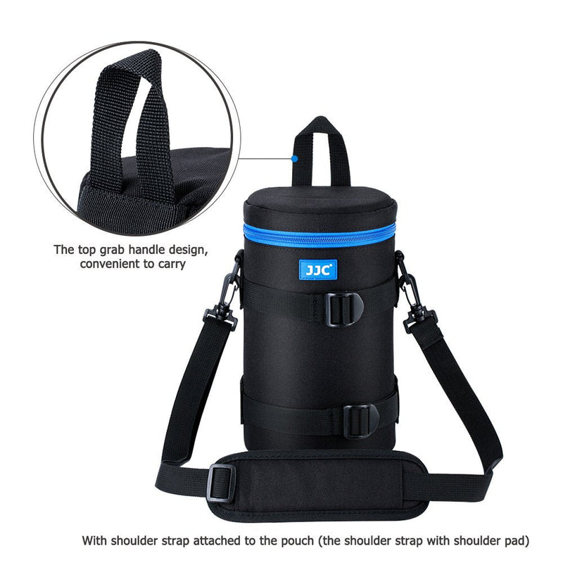 JJC Deluxe Lens Case Pouch for Canon EF 100-400mm f4.5-5.6L IS USM/EF 70-200mm f2.8L IS II USM,Nikon AF-S Nikkor 70-200mm f2.8/AF-S Nikkor 80-200mm f/2.8G and other Lenses below 4.45" x 9.45"(D x L) XXXL Size