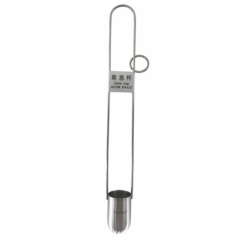 YFYIQI Stainless Steel Zahn Viscosity Cup Viscometer for Medium Viscosity Oil Mixed Paint Latex Paint Hole Diameter 3.8 mm Viscosity Range 100cst to 800cst