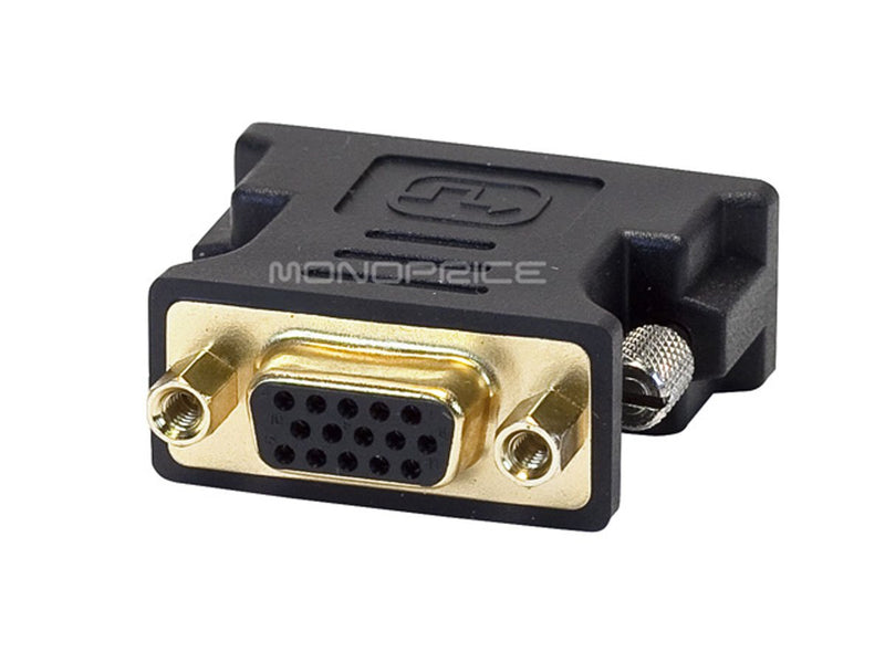 Monoprice DVI-A Dual Link Male to HD15(VGA) Female Adapter (Gold Plated) Single PCS