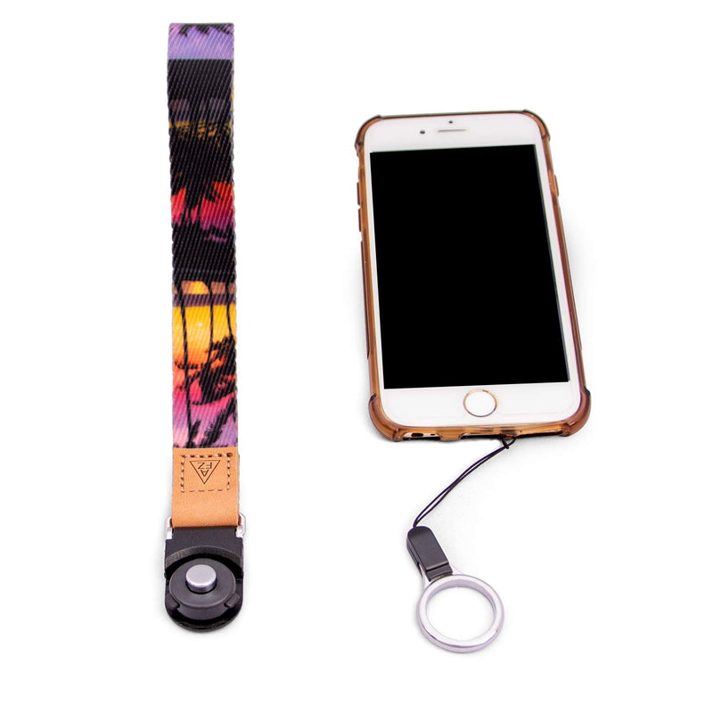 Phone Lanyard Detachable Ring Universal Phone Neck Strap Soft Phone Lanyard Neck Strap Case Holder smartphone Strap Coconut Grove