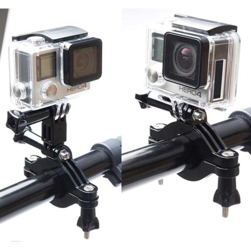 SLFC Roll Bar Mount Compatible with GoPro® Cameras + 3-Way Pivot Arm, Compatible for All GoPro Models, Such as GoPro Hero 9, 8,7,5 Session, GoPro Max