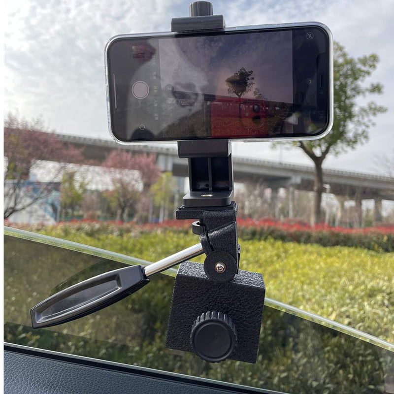 Persei Car Window Mount with Cell Phone Tripod Mount  for Smartphone Camera Telescopes, Spotting Scopes, Binoculars, Night Vision Devices
