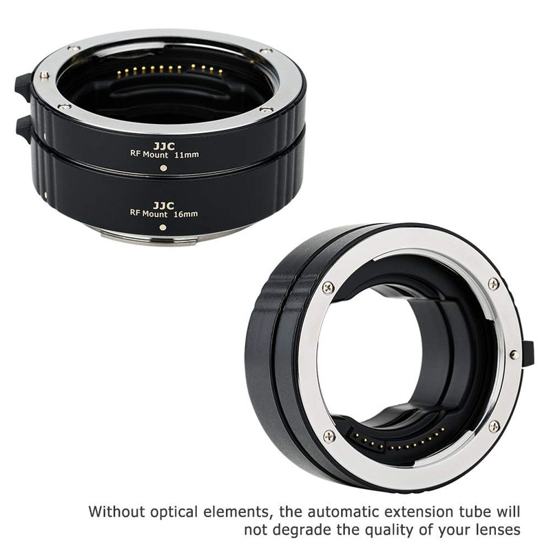 JJC RF Mount Auto Focus Macro Extension Tube Set for Canon EOS R R5 R6 RP Full Frame Mirrorless Camera and Canon RF Mount Lenses, Great Tool for Macro Photography