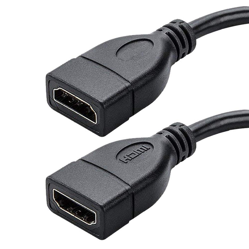 Afunta 90 Degree Micro HDMI Right-Toward Male to HDMI Female Cable Adapter, Length: 17cm