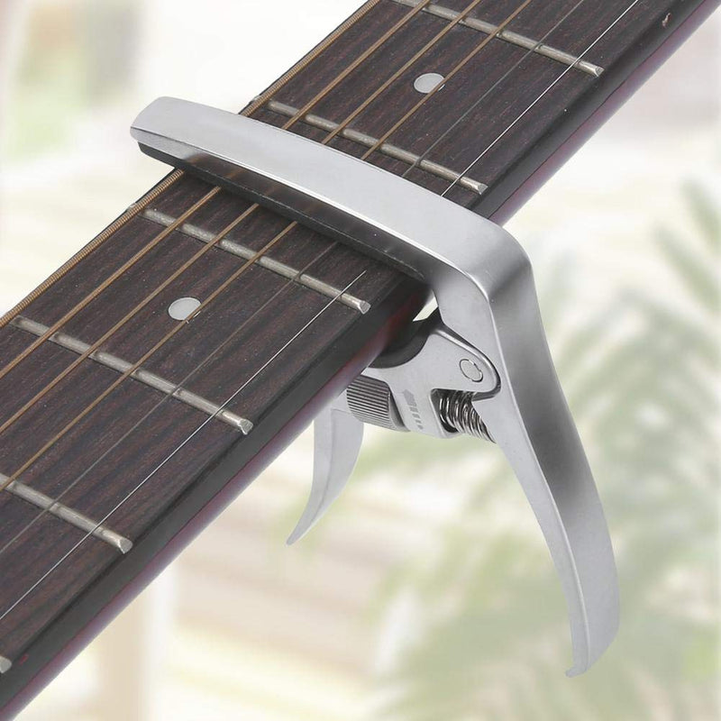 Trigger Capo, One Handed Adjustable Clamp Key Guitar Capo for Acoustic Electric Guitars, Ukulele