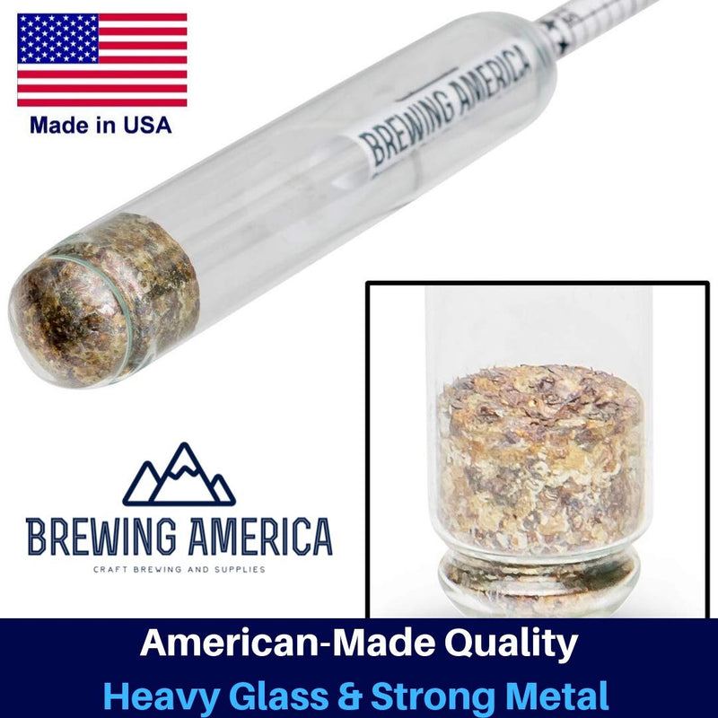 Maple Syrup Hydrometer Density Meter for Sugar and Moisture Content Measurement for Consistently Delicious Pure Syrup – Made in America - BRIX & Baume Scales - Easy Read Red Line Calibrated