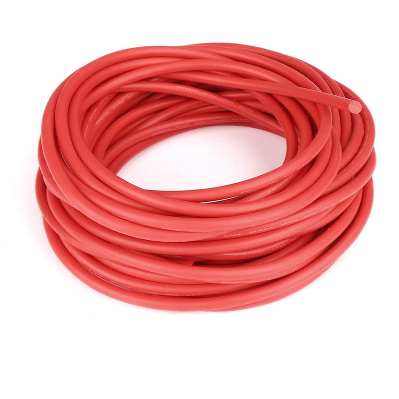 XJS Electric Copper Core Flexible Silicone Wire Cable Red (14AWG 30KV) (2M)