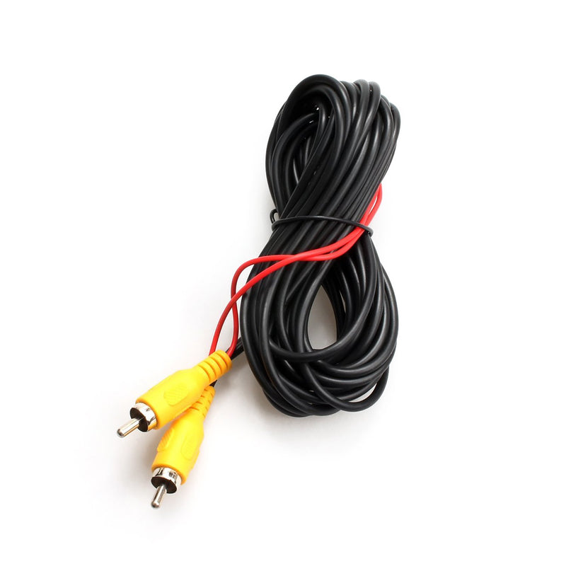 Back up Camera RCA Video Cable, Reverse Rear View Parking Camera Video Cable with Detection Wire (6 Meters) RCAC02/20ft